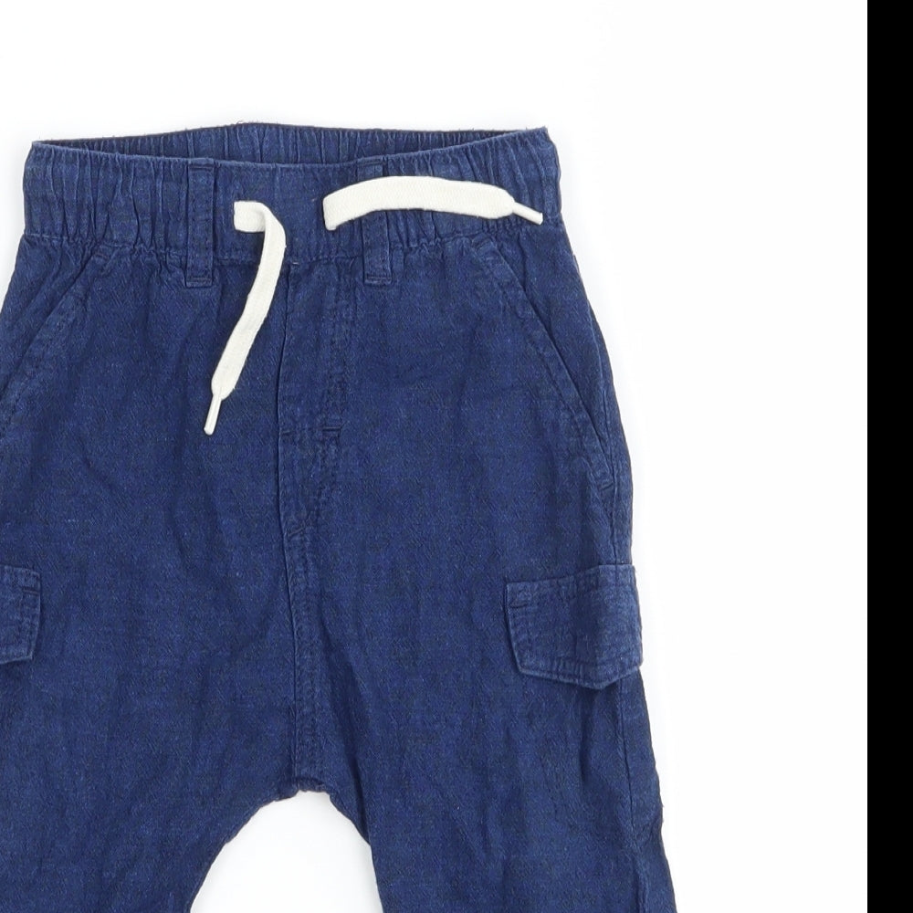 H&M Boys Blue   Capri Trousers Size 18-24 Months