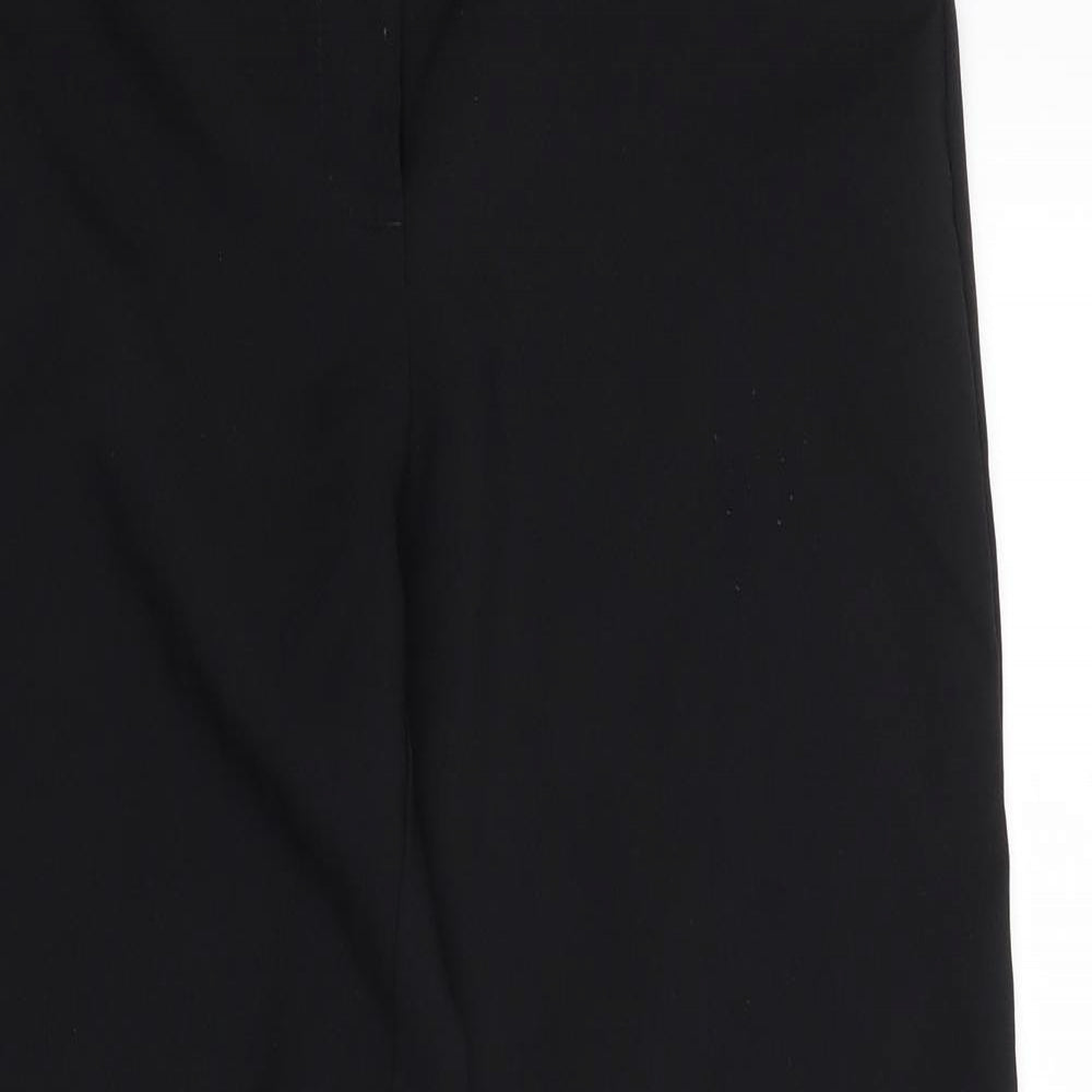 F&F Womens Black   Trousers  Size 8 L27 in