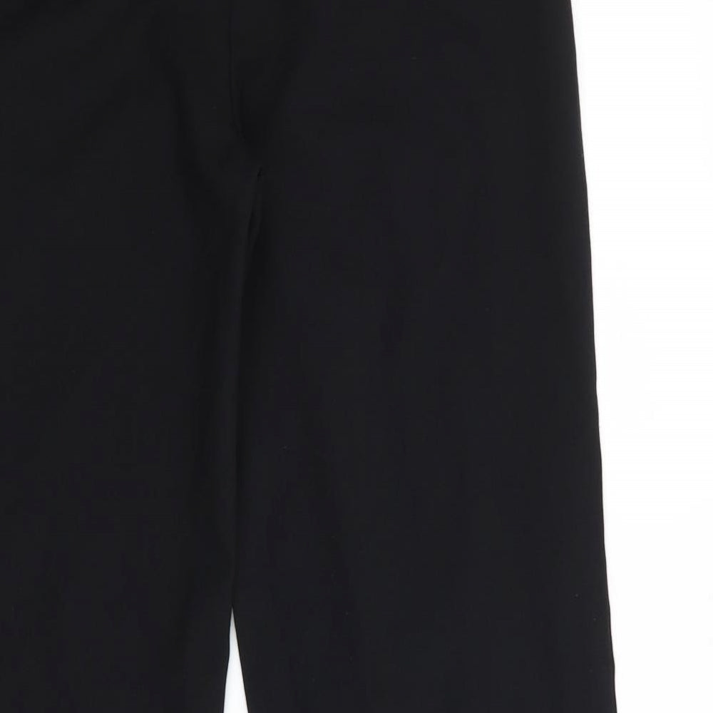 F&F Womens Black   Trousers  Size 8 L27 in