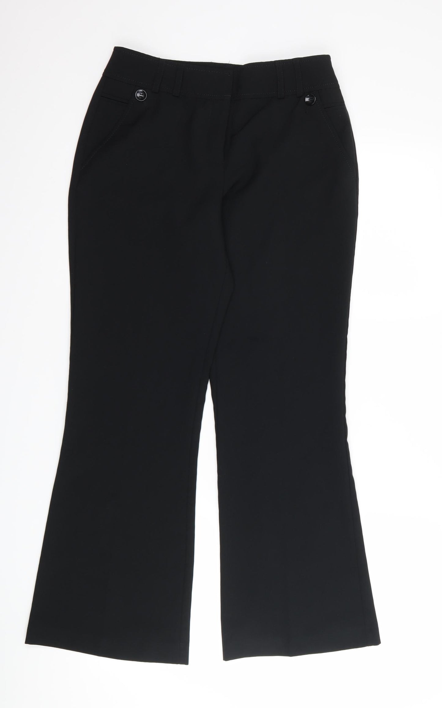 Dorothy Perkins Womens Black   Trousers  Size 8 L27 in
