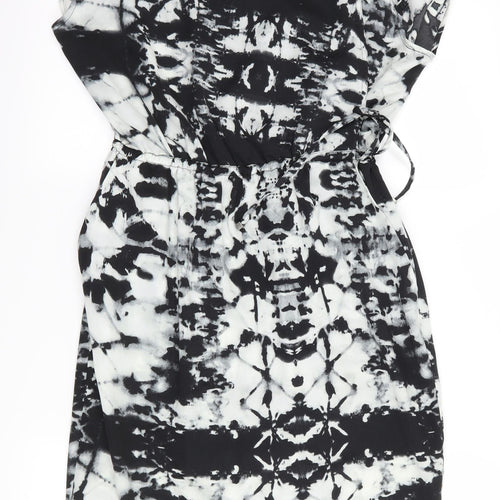 River Island Womens Black   Shift  Size 12  - Tie Dye