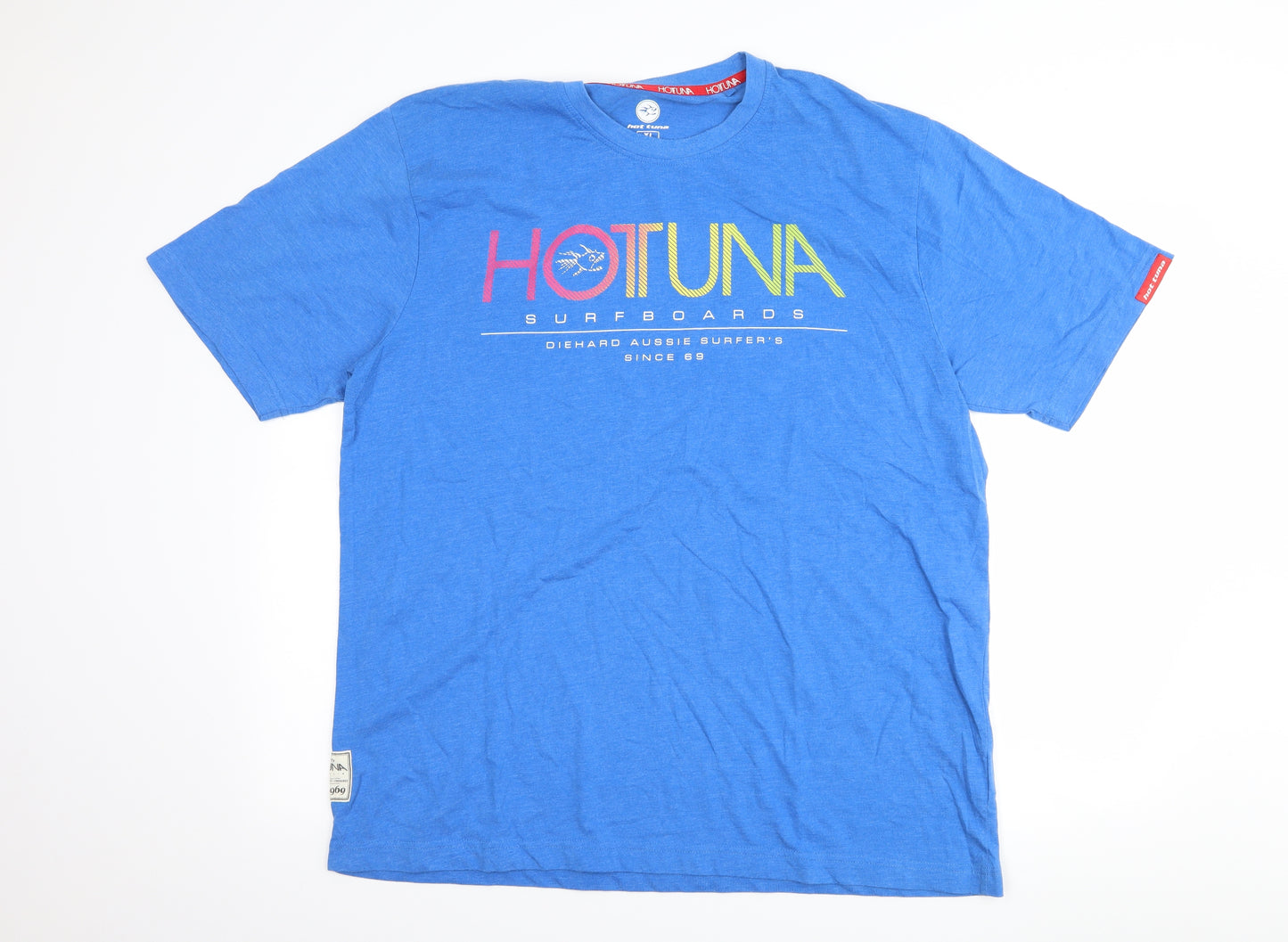 Hot Tuna Mens Blue    T-Shirt Size XL