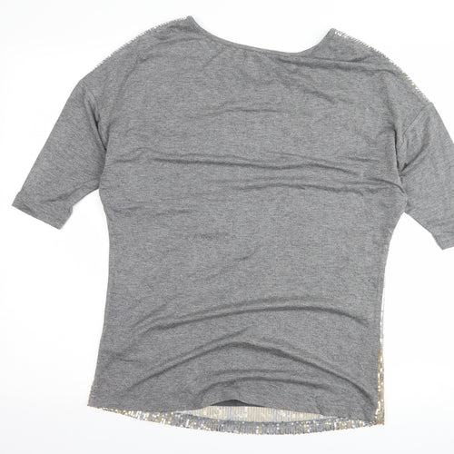 Avon Womens Grey   Basic T-Shirt Size 10