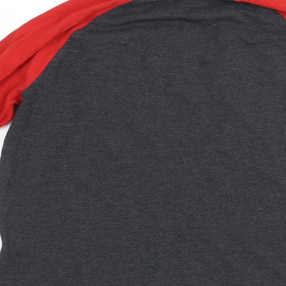 NEXT Boys Grey   Basic T-Shirt Size 11 Years  - Skeleton