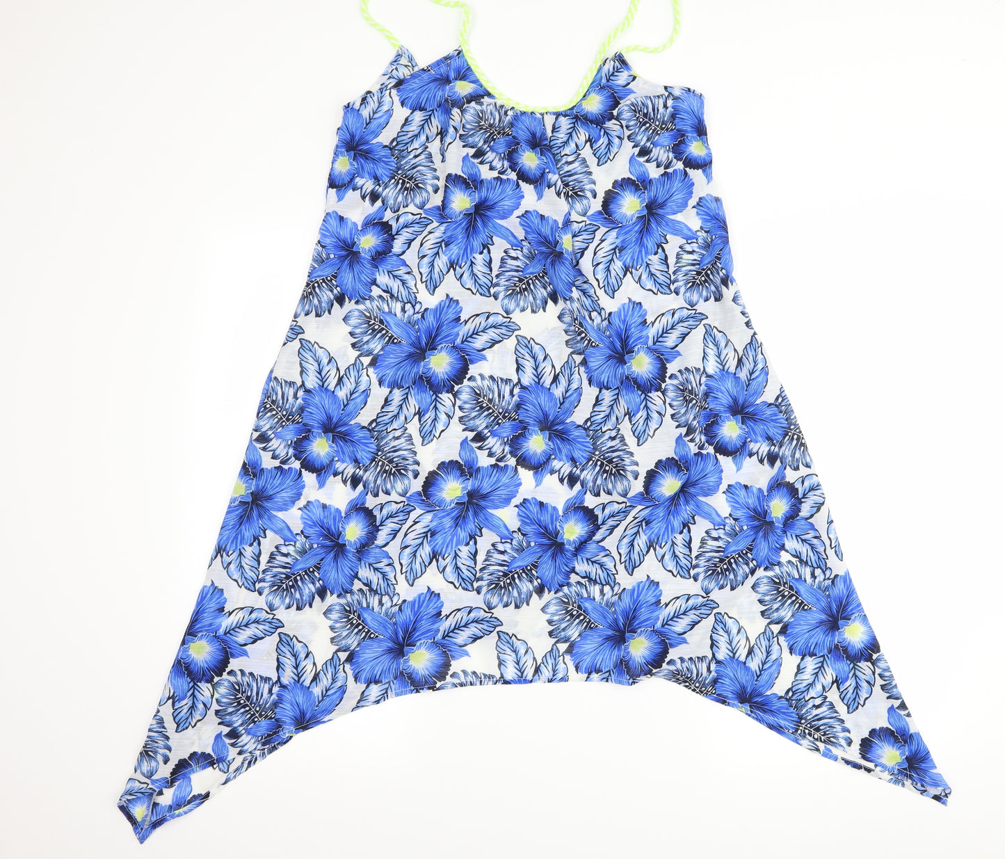 New Look Womens Blue Floral  Shift  Size S  - Beach Wear