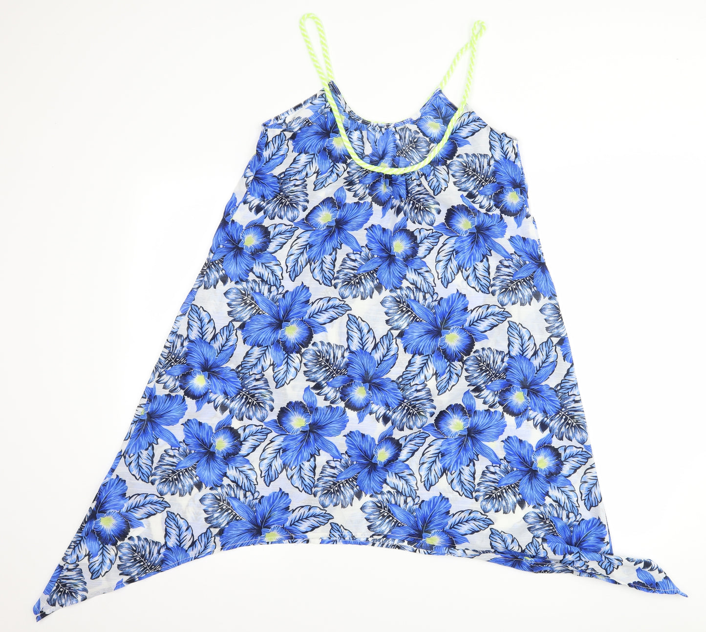 New Look Womens Blue Floral  Shift  Size S  - Beach Wear