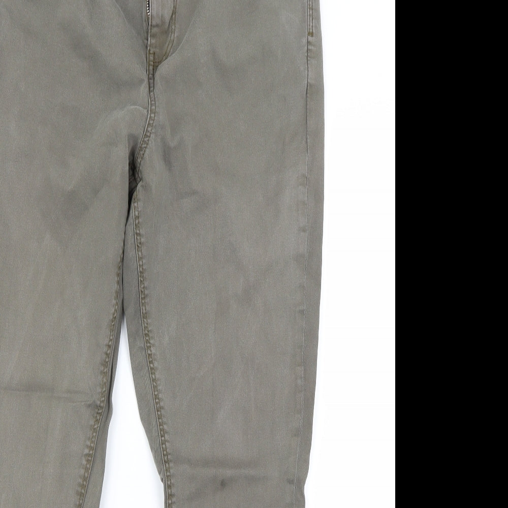 George Womens Green   Straight Jeans Size 16 L30 in