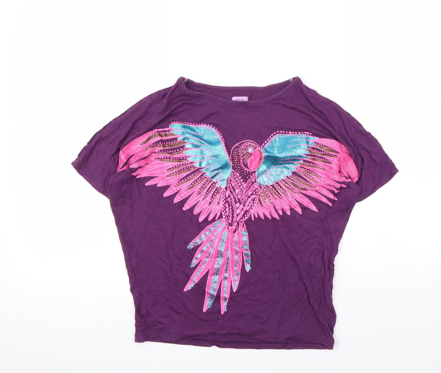 F&F Girls Purple   Basic T-Shirt Size 10-11 Years