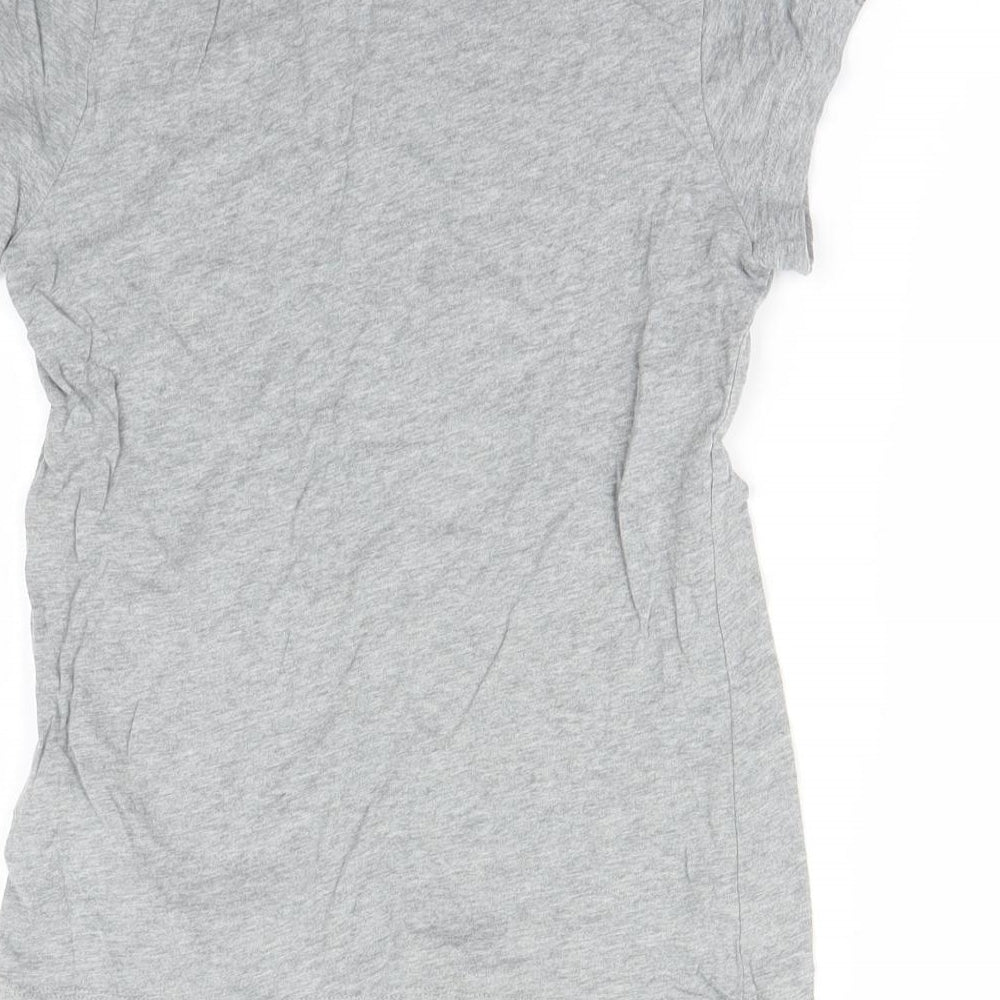 Nike Girls Grey   Basic T-Shirt Size 10-11 Years