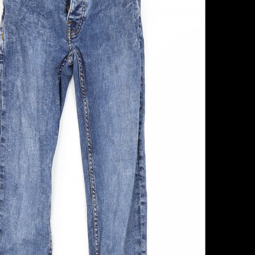 denim&co Womens Blue   Mom Jeans Size 10 L29 in