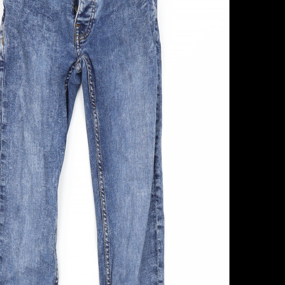 denim&co Womens Blue   Mom Jeans Size 10 L29 in