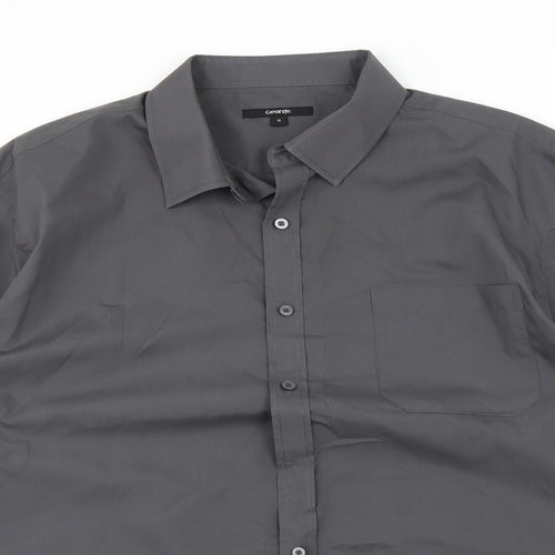 George Womens Grey   Basic Button-Up Size 18