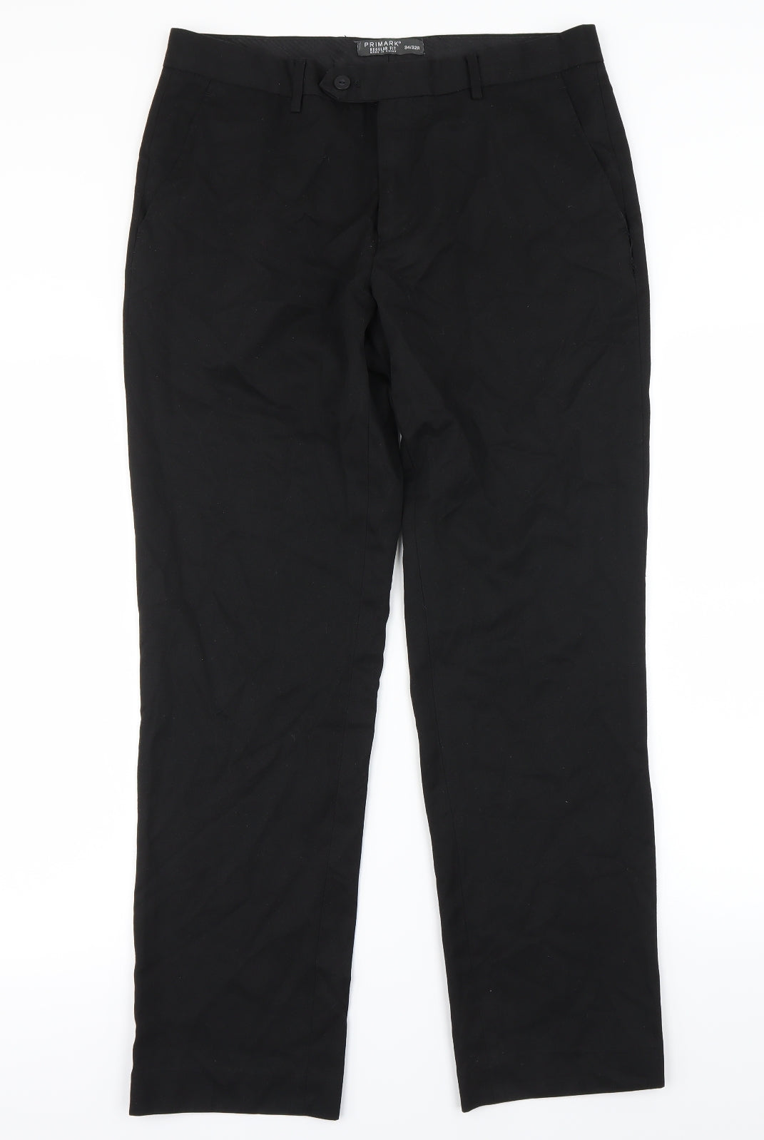 Primark Womens Black   Dress Pants Trousers Size 16 L29 in