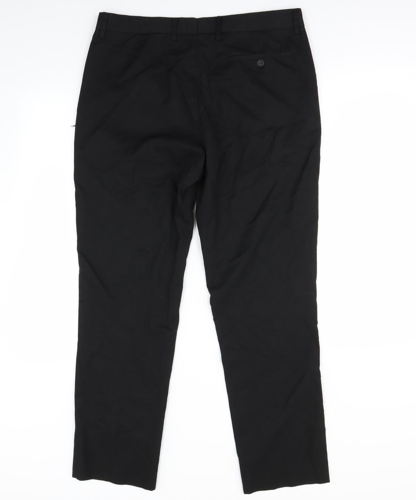 Primark Womens Black   Dress Pants Trousers Size 16 L29 in