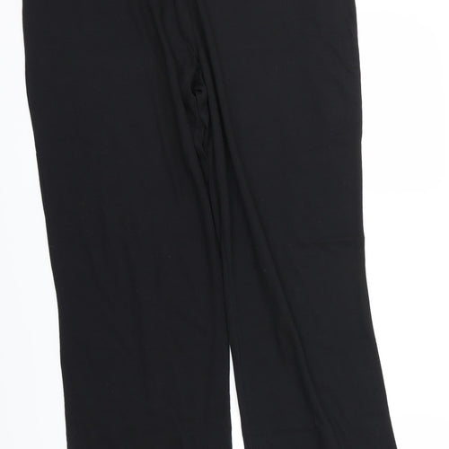 Kit Womens Black   Sweatpants Trousers Size 16 L29 in