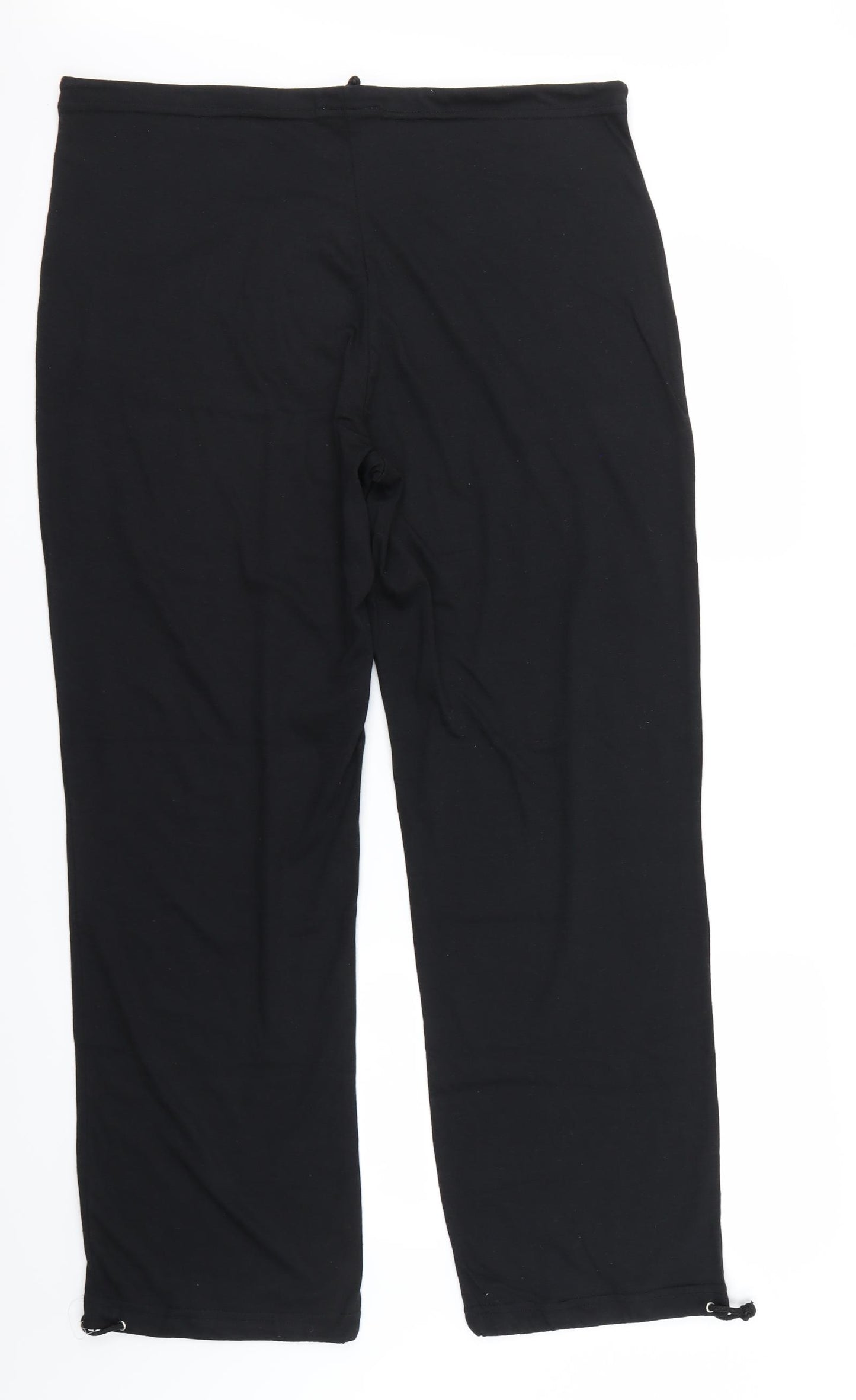 Kit Womens Black   Sweatpants Trousers Size 16 L29 in