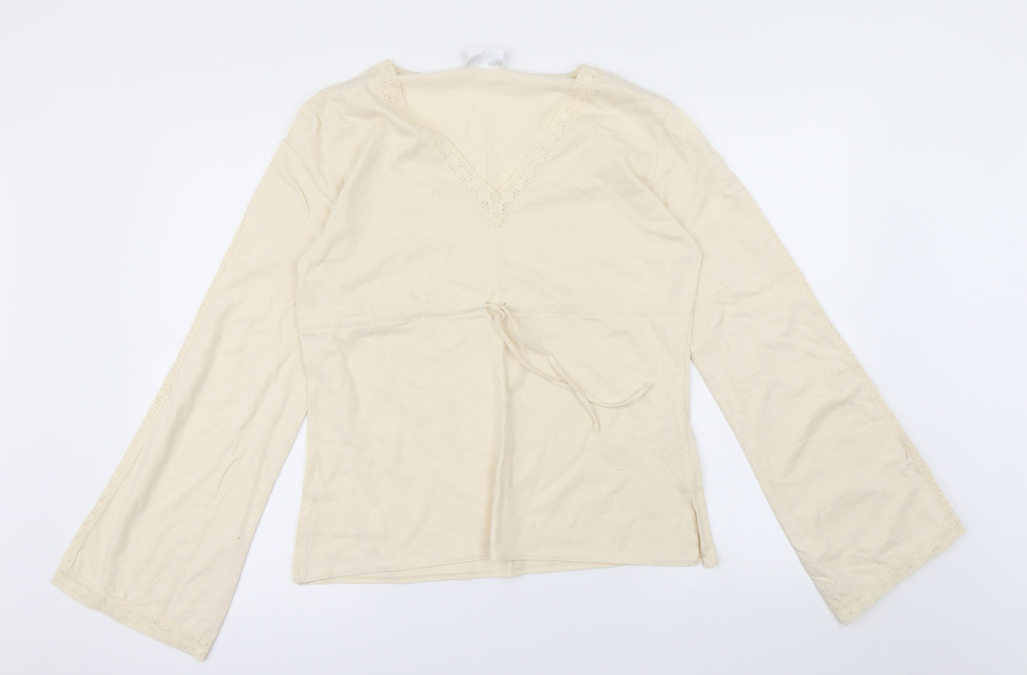 nouveau Womens Beige   Basic Blouse Size L