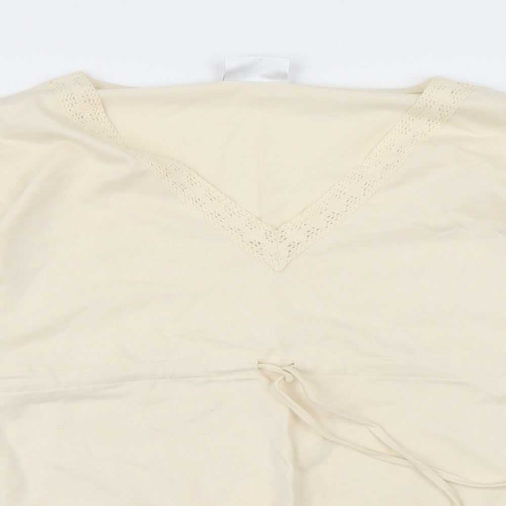 nouveau Womens Beige   Basic Blouse Size L