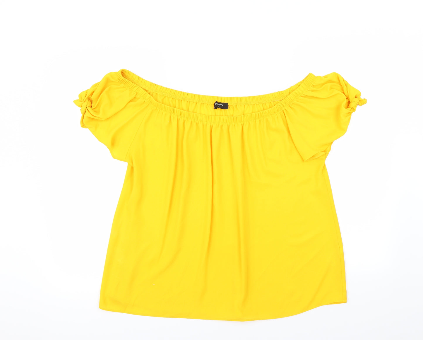 Papaya Womens Yellow   Camisole Blouse Size 18