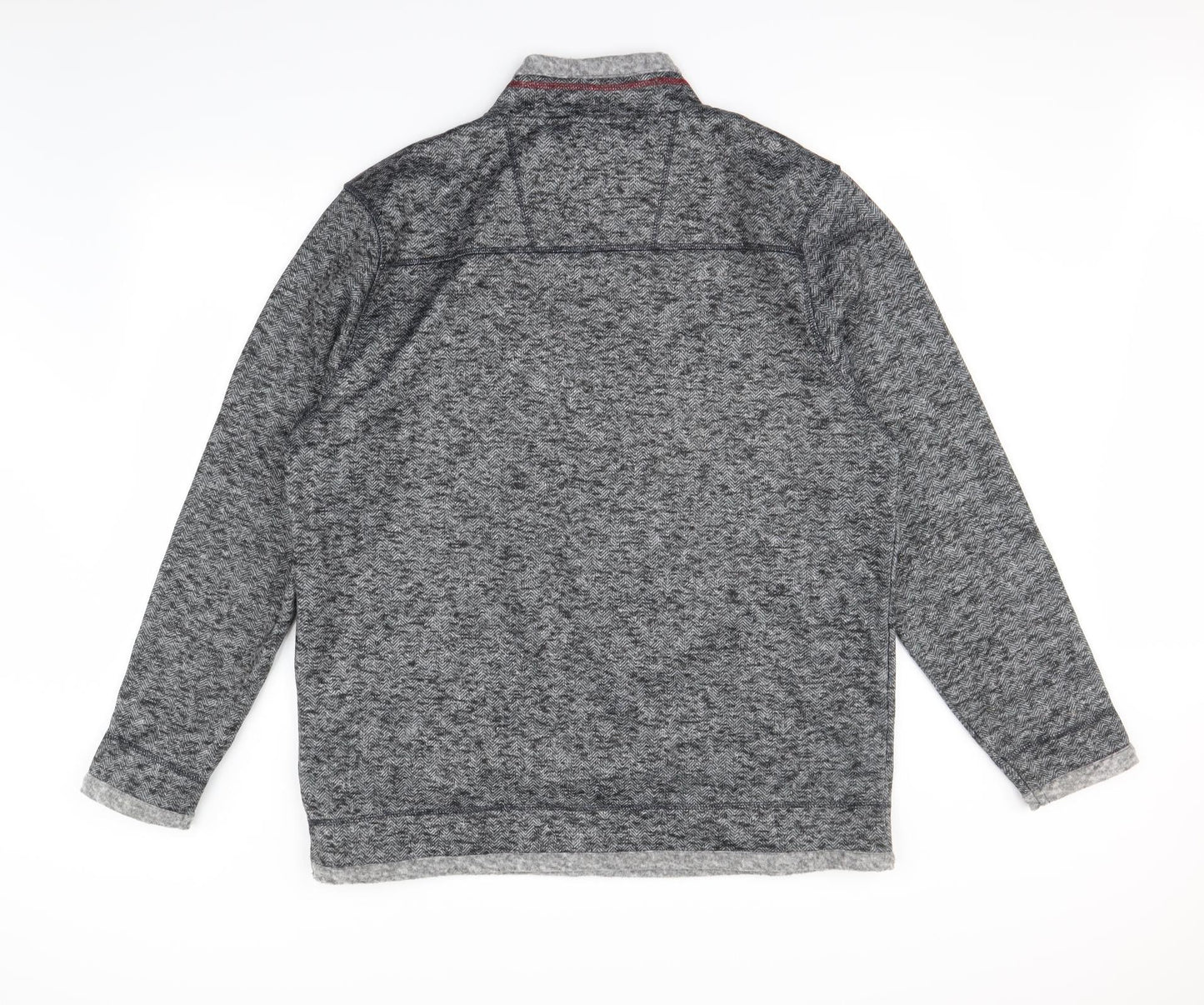 Weird Fish Mens Grey   Henley Jumper Size XL