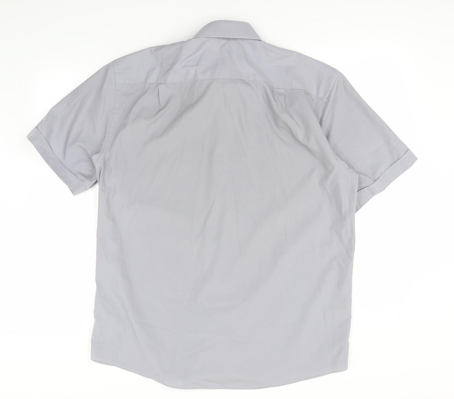 Jack Reid Mens Grey    Dress Shirt Size L