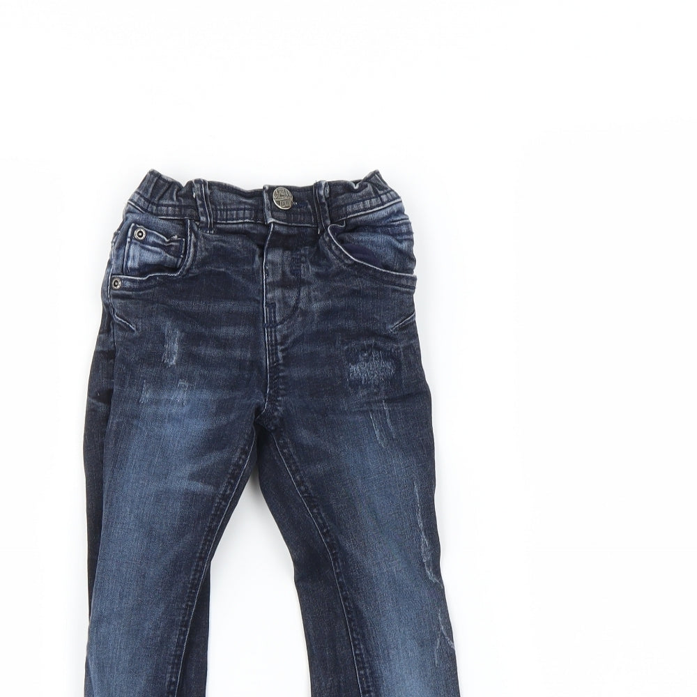 Preworn Boys Blue   Skinny Jeans Size 4 Years