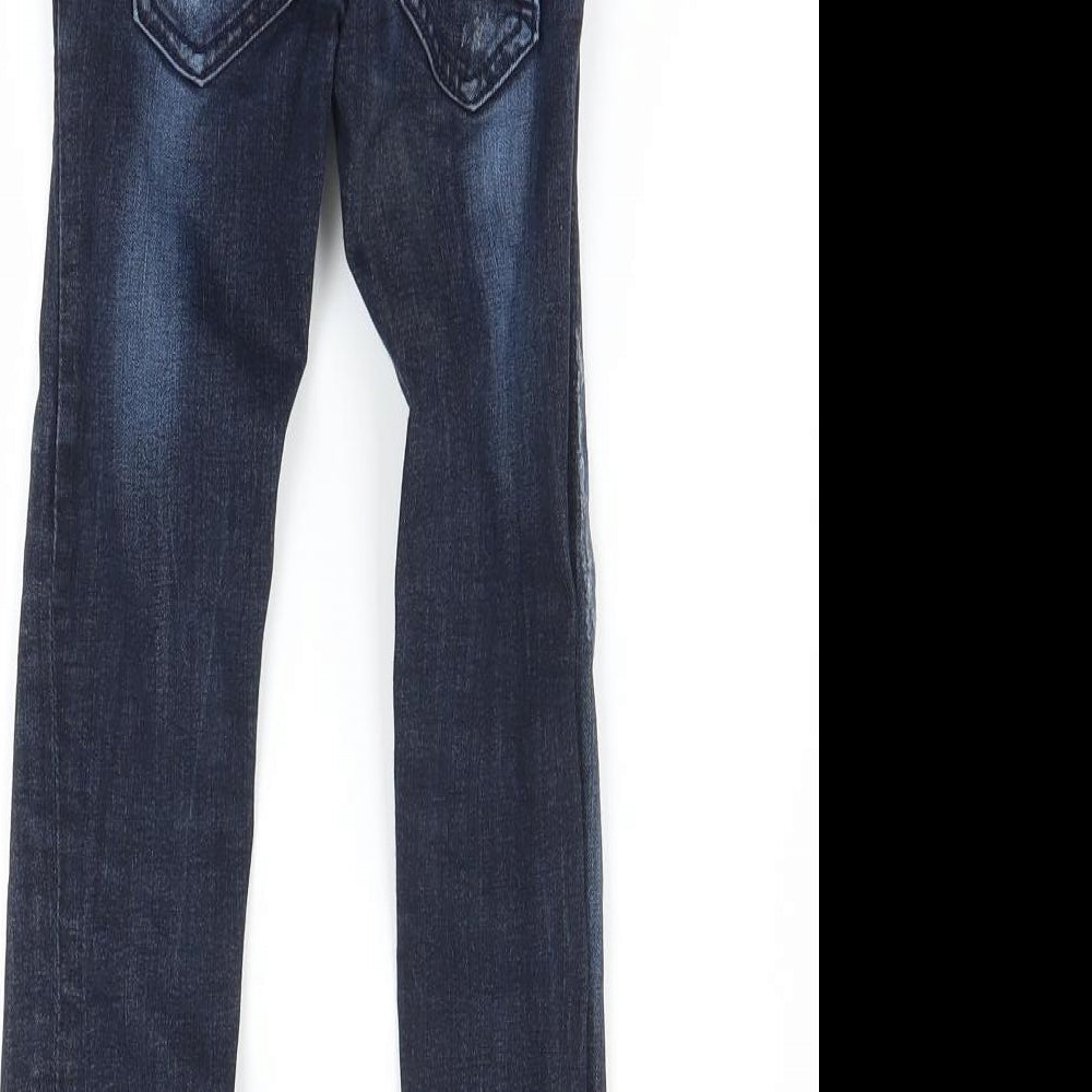 Preworn Boys Blue   Skinny Jeans Size 4 Years