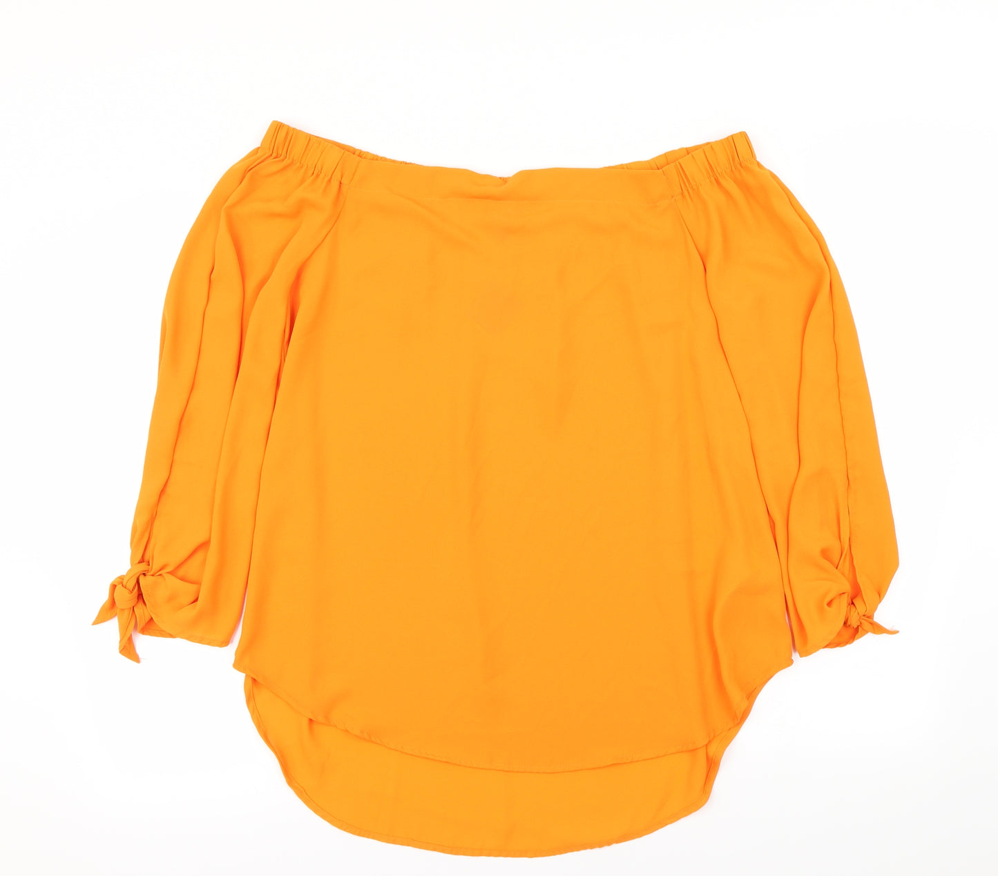 New Look Womens Orange   Basic Blouse Size 16