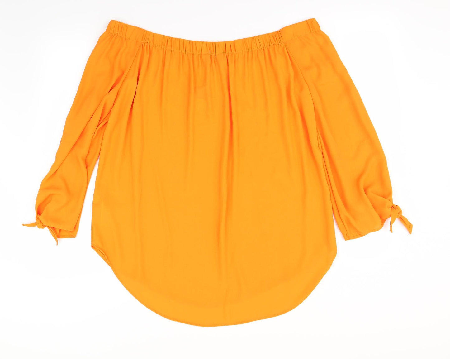 New Look Womens Orange   Basic Blouse Size 16