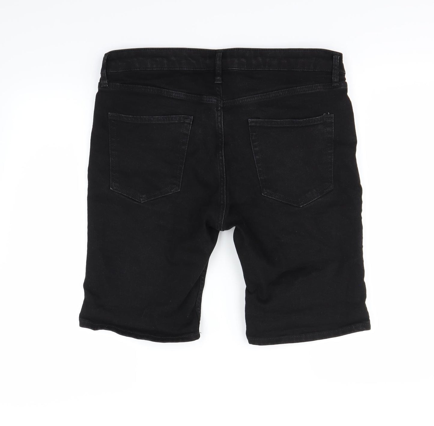 Topman Mens Black   Chino Shorts Size S