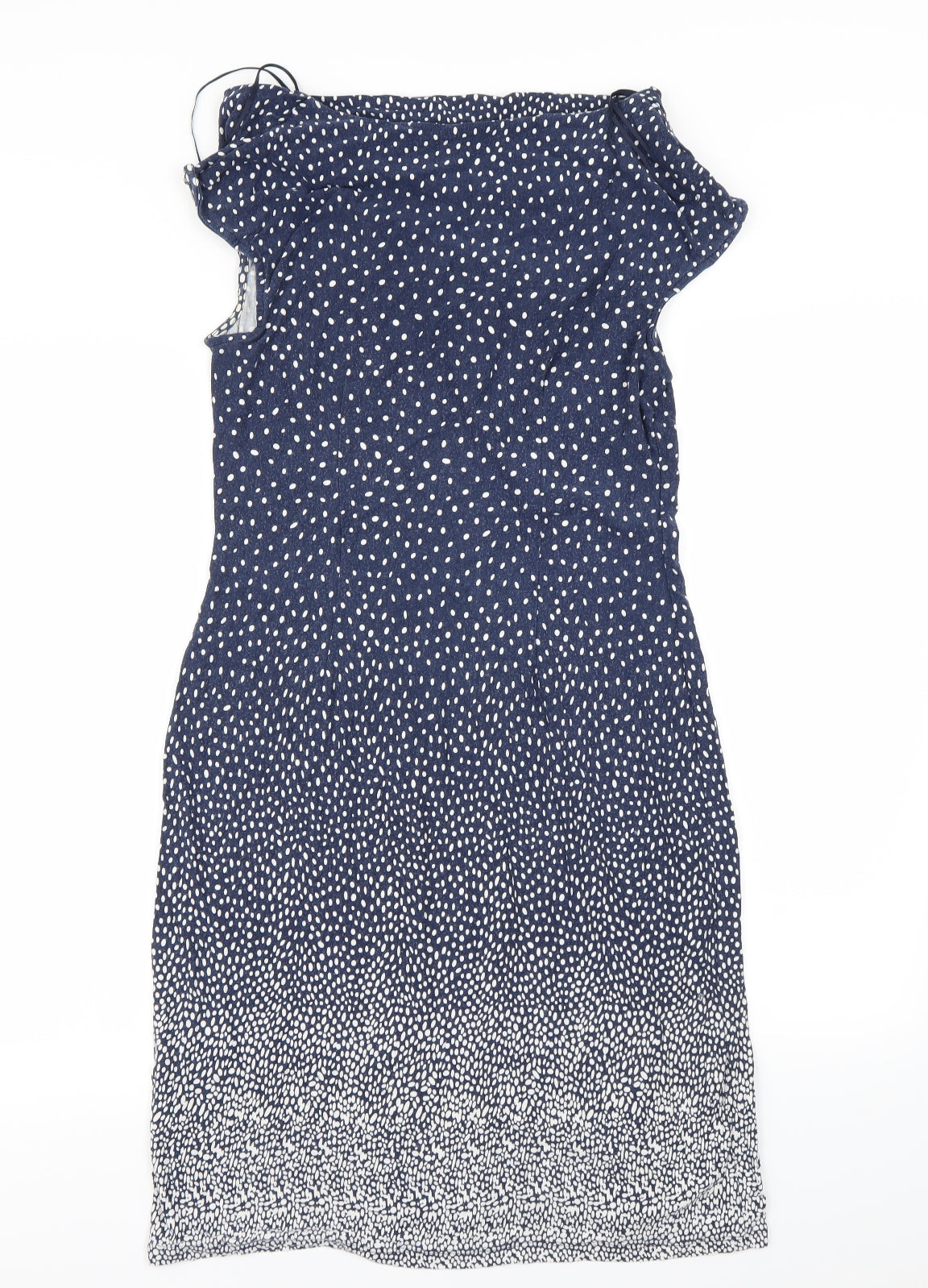 TU Womens Blue Polka Dot  Trapeze & Swing  Size 14