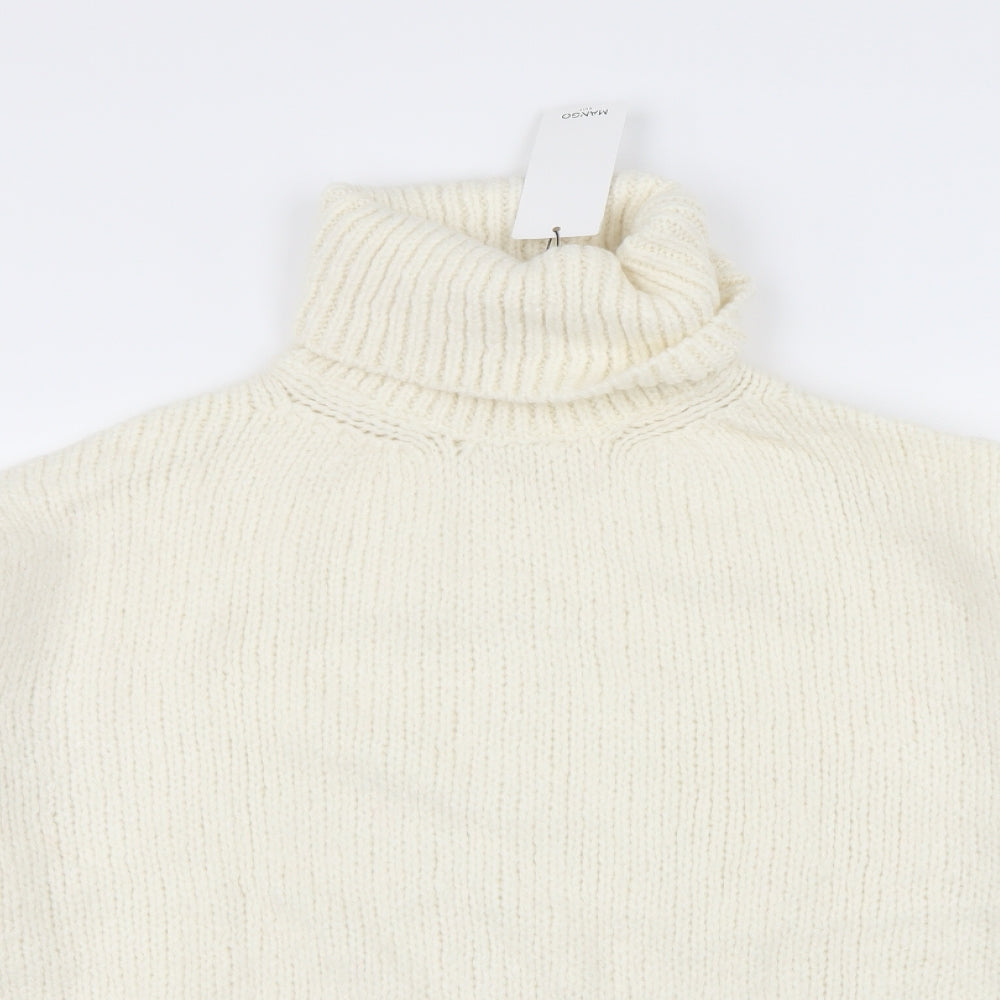 Mango Womens Ivory   Pullover Jumper Size XS