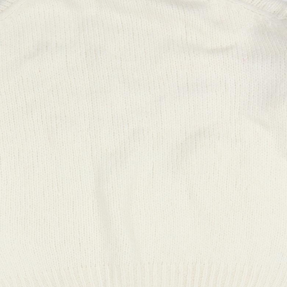 Mango Womens Ivory   Pullover Jumper Size XS