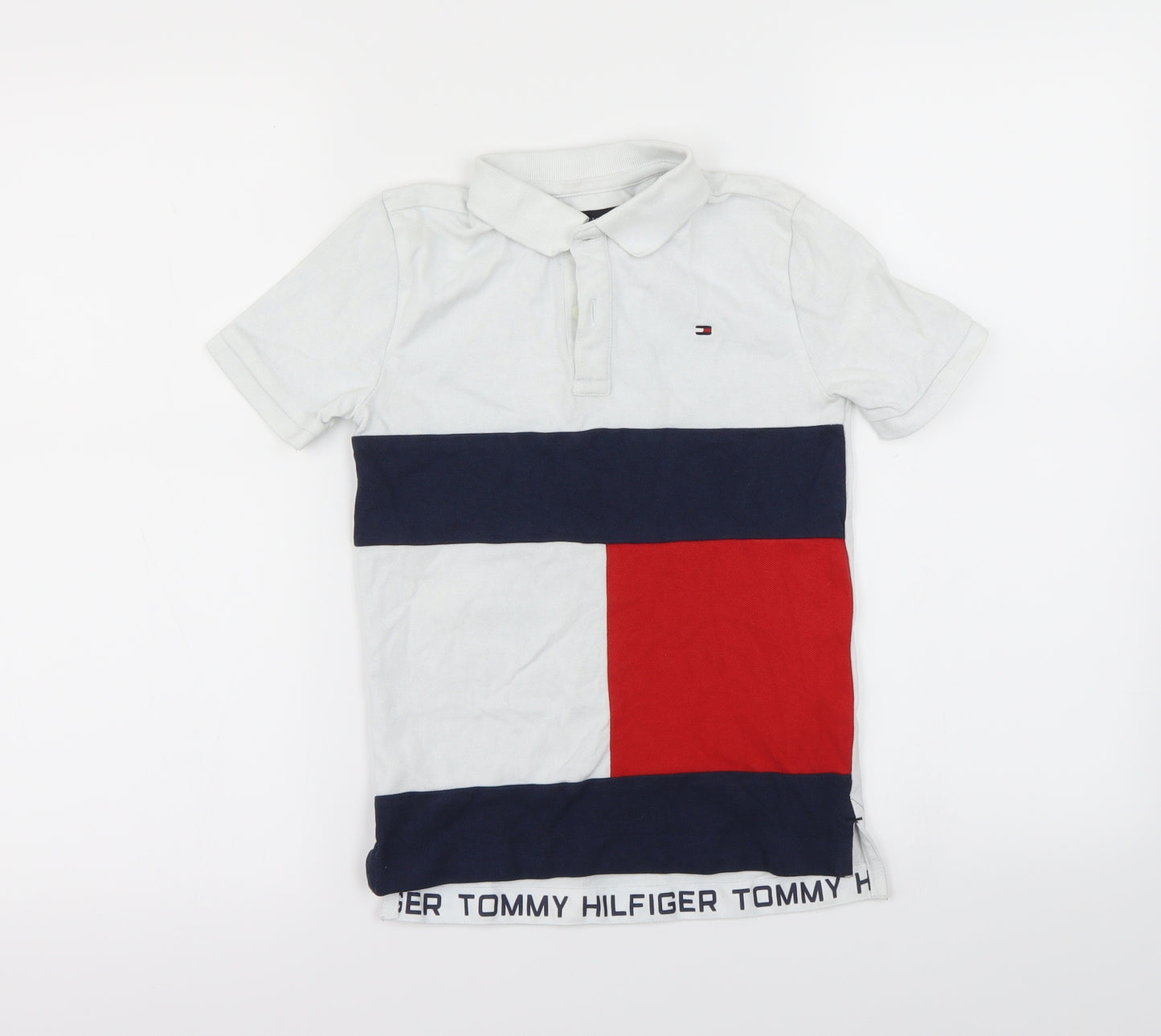 Tommy Hilfiger Boys White   Basic Polo Size 8 Years