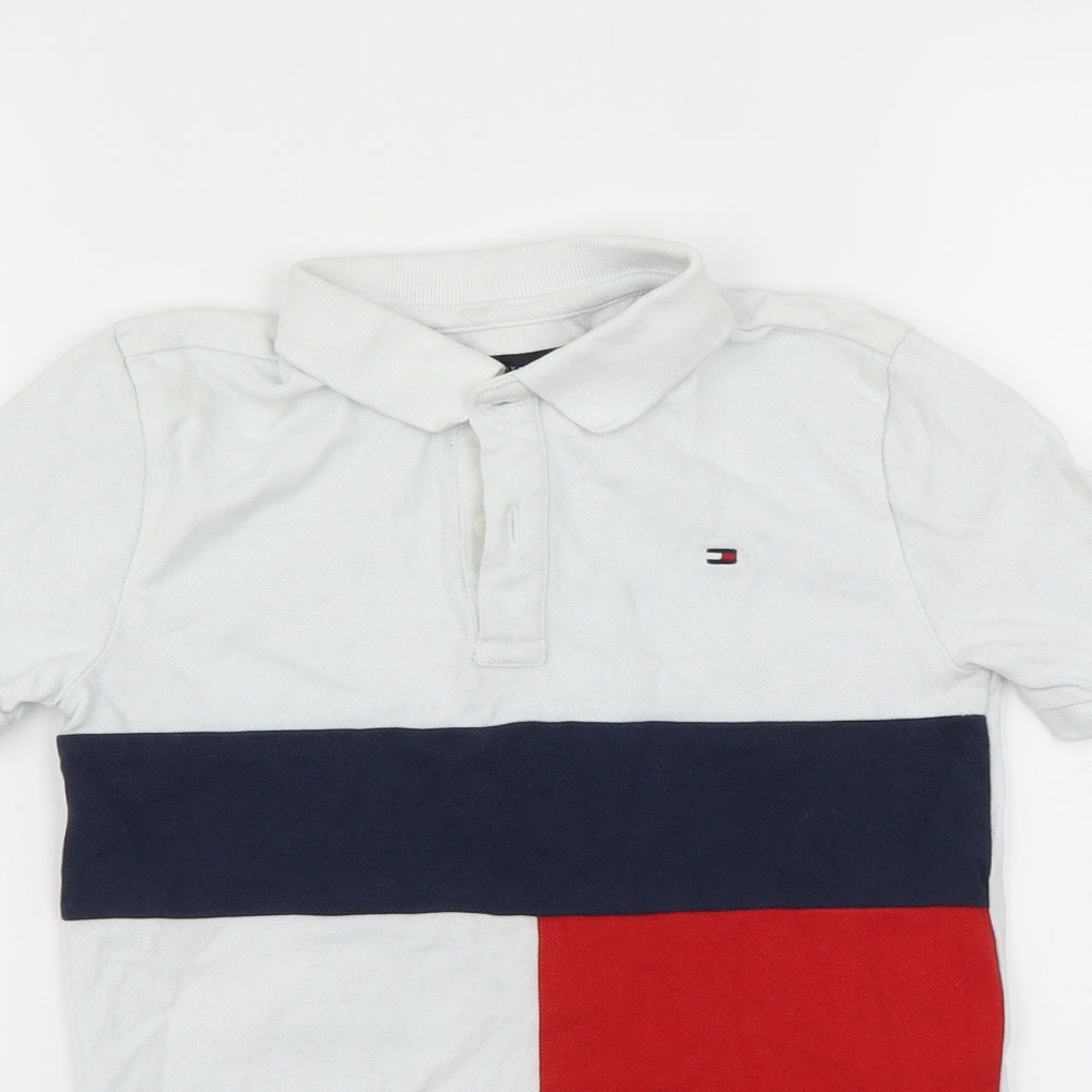 Tommy Hilfiger Boys White   Basic Polo Size 8 Years