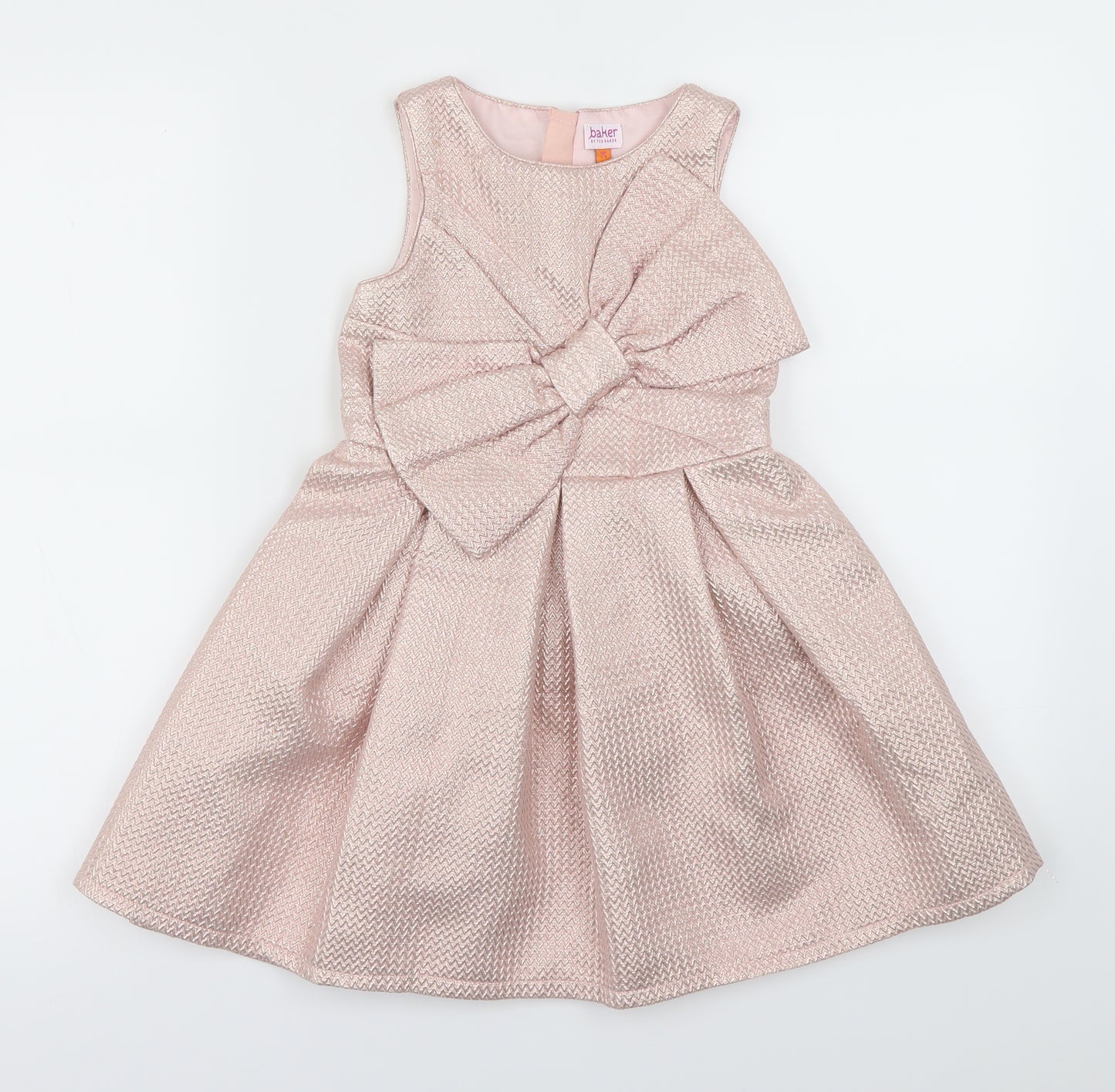 Ted Baker Girls Pink   Fit & Flare  Size 5-6 Years