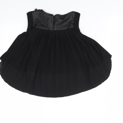 DKNY Girls Black   Fit & Flare  Size 4 Years