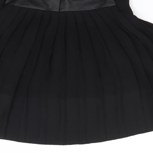 DKNY Girls Black   Fit & Flare  Size 4 Years