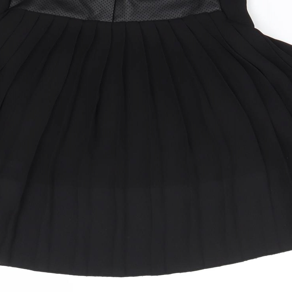 DKNY Girls Black   Fit & Flare  Size 4 Years