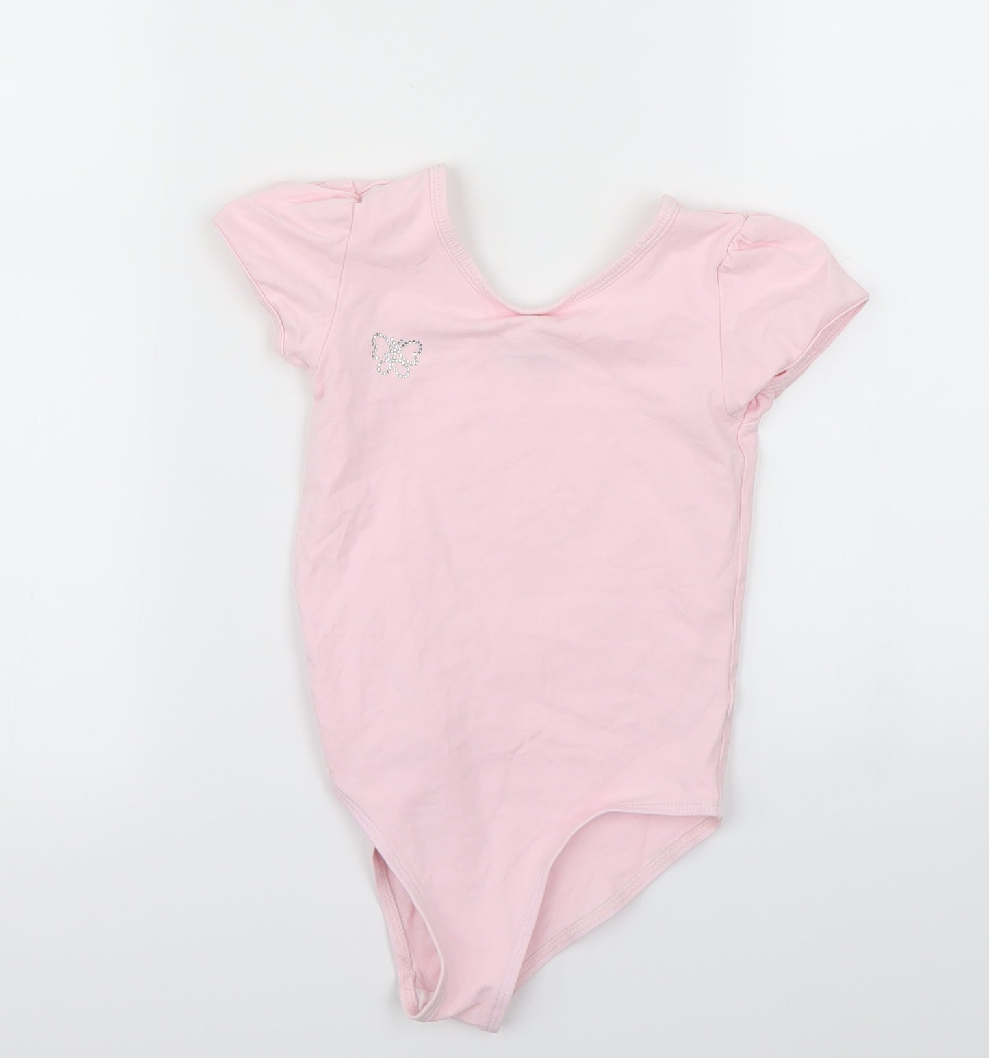 TU Girls Pink   Bodysuit One-Piece Size 8 Years