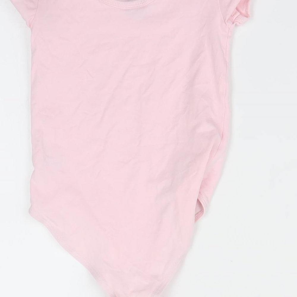 TU Girls Pink   Bodysuit One-Piece Size 8 Years
