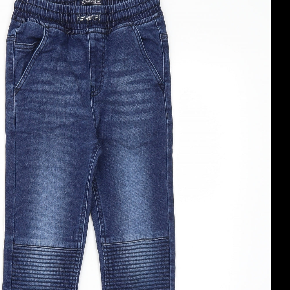 Matalan Boys Blue  Denim Tapered Jeans Size 9 Years