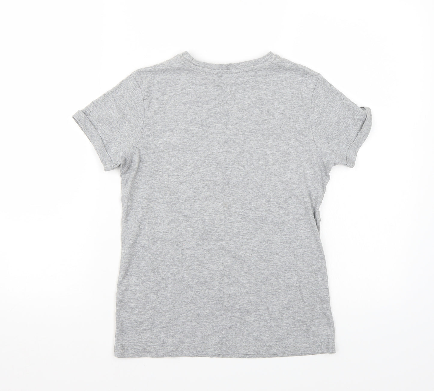 George Boys Grey   Basic T-Shirt Size 9-10 Years  - Football