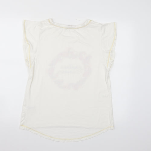 TU Womens White   Top Pyjama Top Size 10