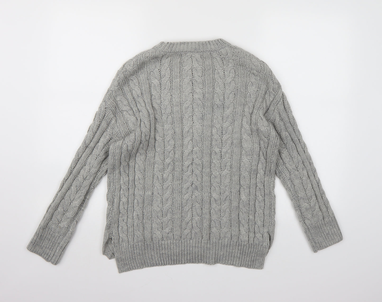 Atmosphere Womens Grey  Knit Pullover Jumper Size 4