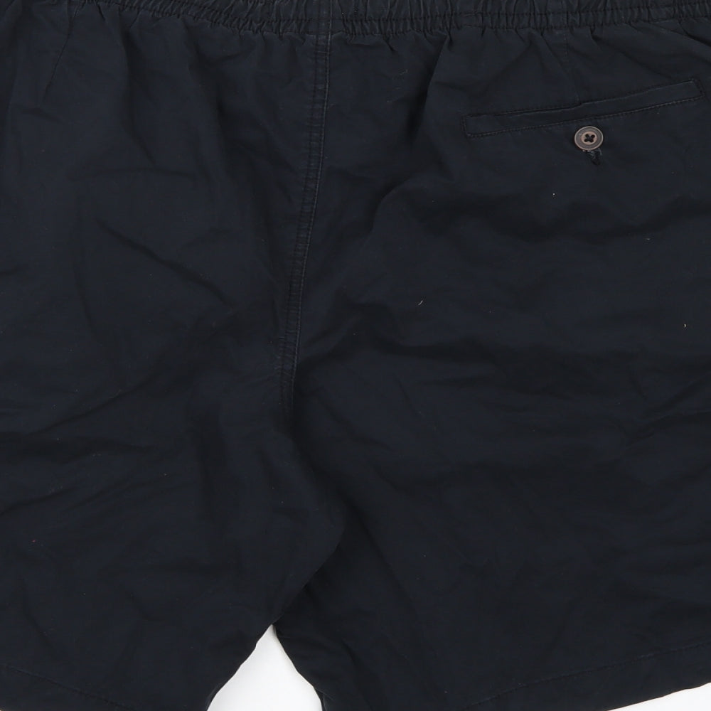 W&B Mens Blue   Chino Shorts