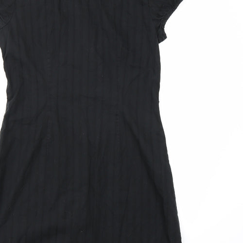 BCX Womens Black   Shirt Dress  Size M