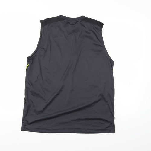 mi.fit Mens Grey   Camisole Tank Size M