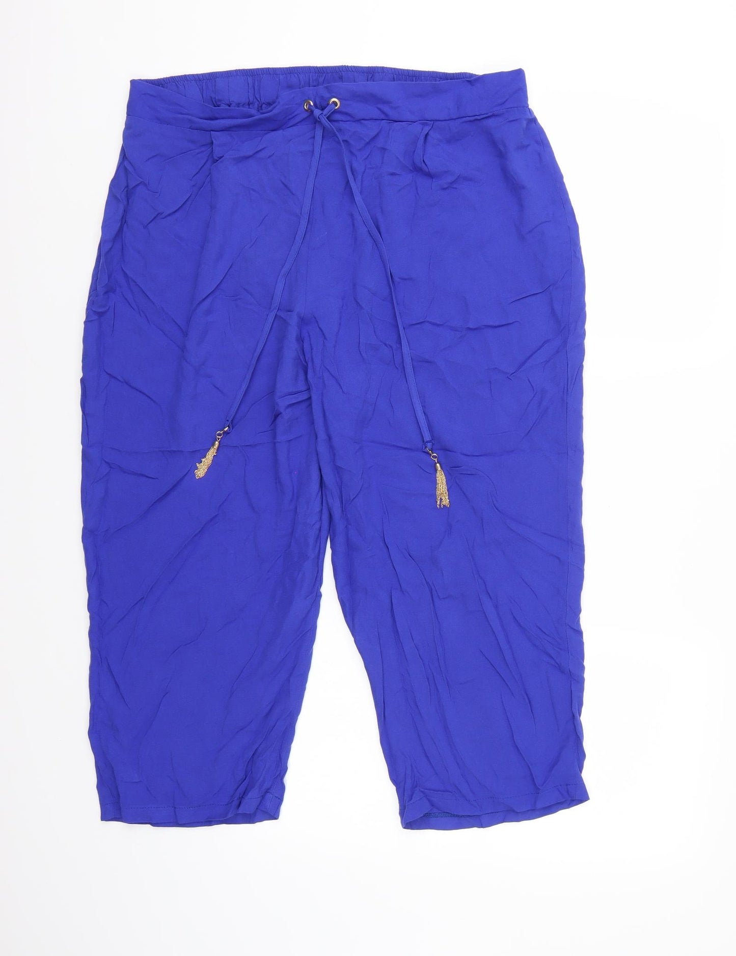 George Womens Blue   Bloomer Trousers Size 16 L21 in