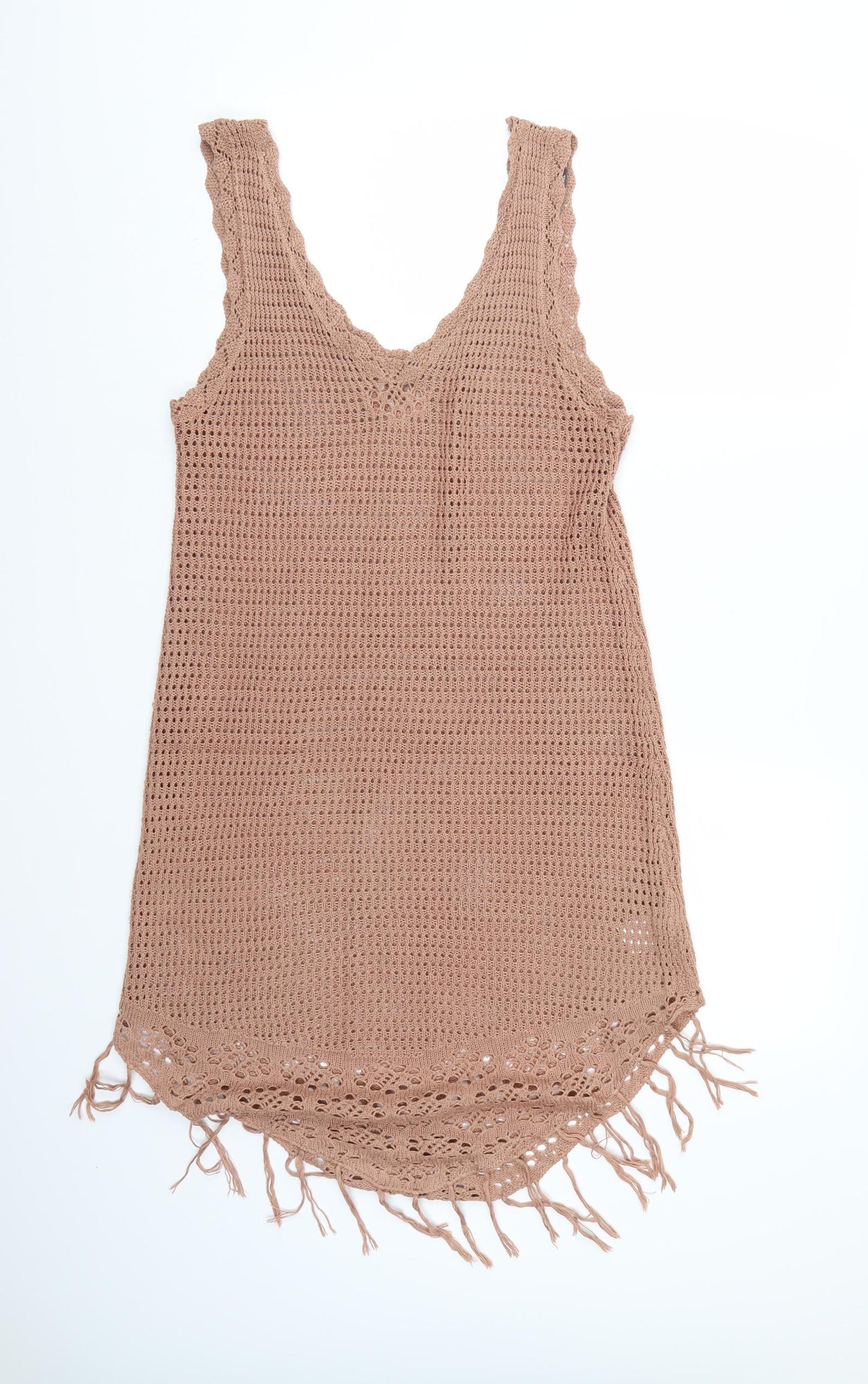 Primark Womens Pink  Knit Jumper Dress  Size L